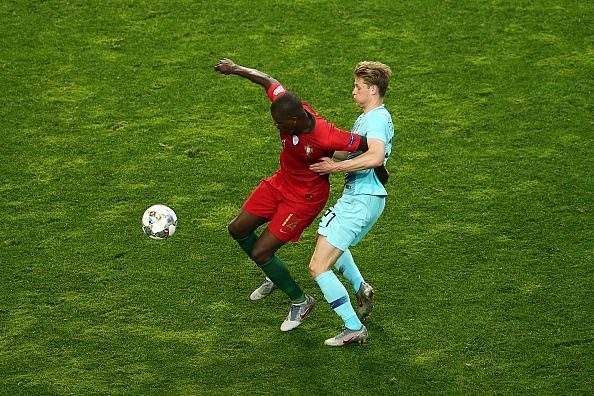 Portugal's midfielders negated the threat of De Jong